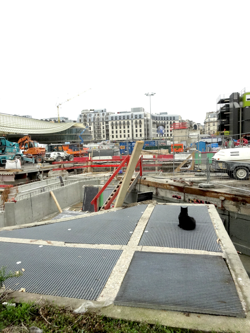 Travaux aux Forum des Halles