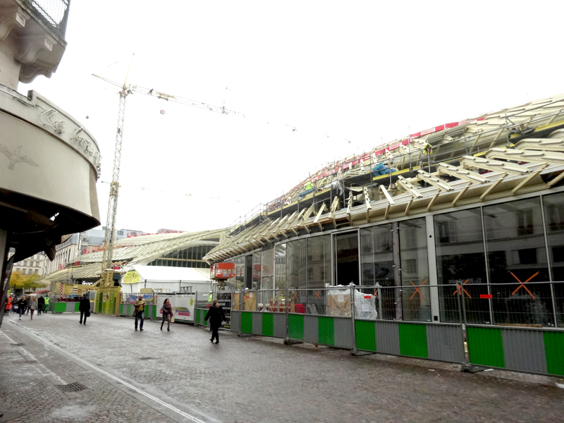 Travaux aux Forum des Halles