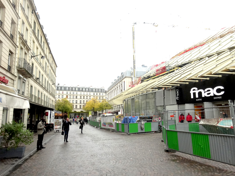 Travaux aux Forum des Halles