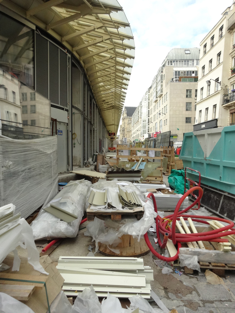 Chantier de construction du Forum des Halles de Paris Janvier 2016