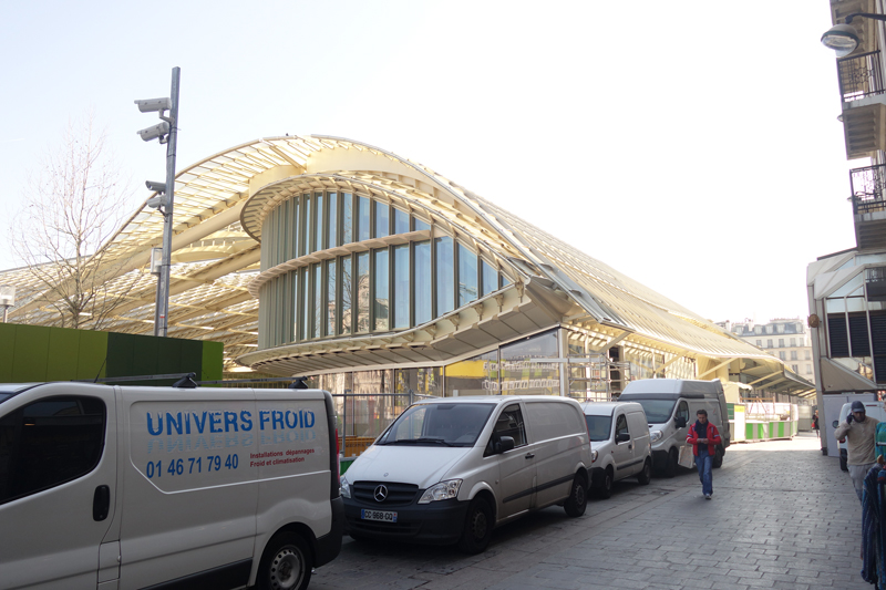 Le chantier du Forum des Halles Avril 2016