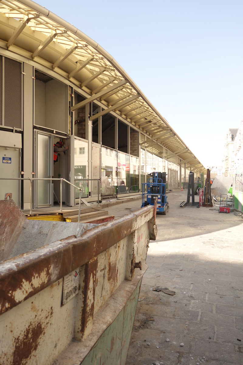 Le chantier du Forum des Halles Avril 2016