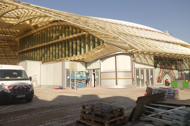 Le chantier du Forum des Halles Avril 2016