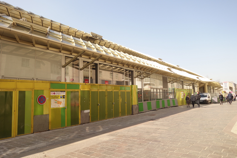 Le chantier du Forum des Halles Avril 2016