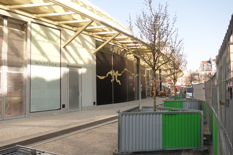 Le chantier du Forum des Halles Avril 2016