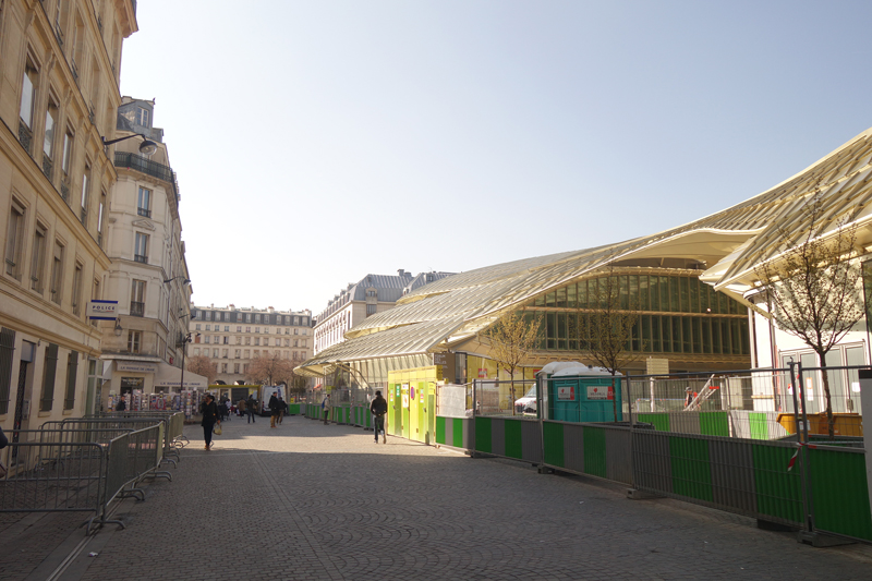 Le chantier du Forum des Halles Avril 2016