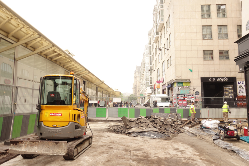 Le chantier du Forum des Halles Mai 2016