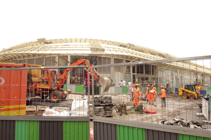 Le chantier du Forum des Halles Mai 2016