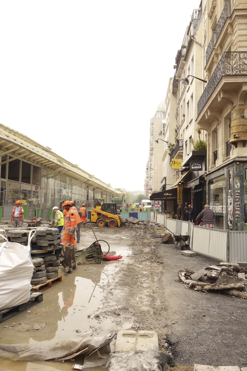 Le chantier du Forum des Halles Mai 2016