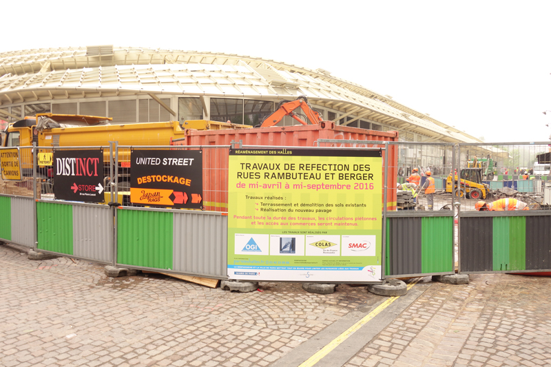 Le chantier du Forum des Halles Mai 2016