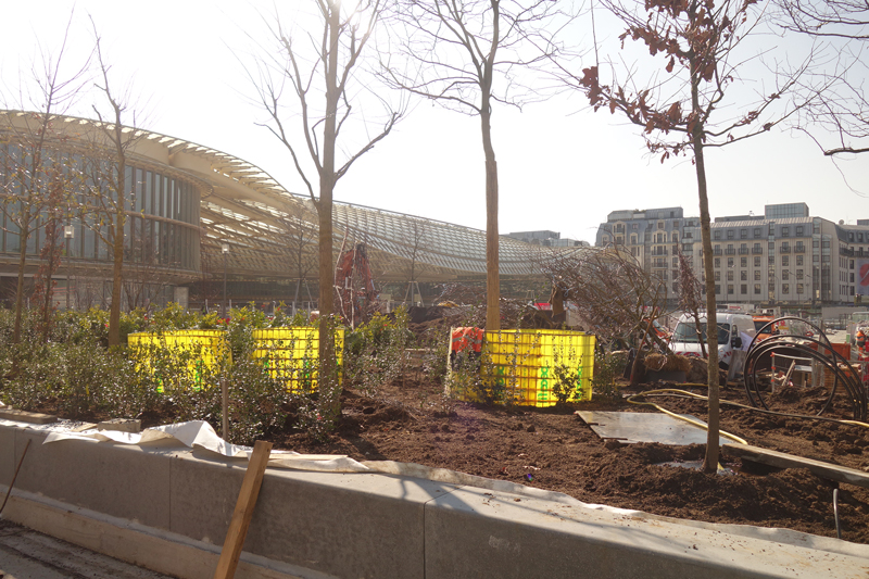 Le chantier du Forum des Halles Avril 2016