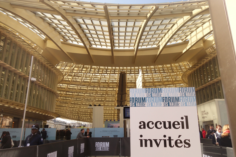 Inauguration du Forum des Halles de Paris