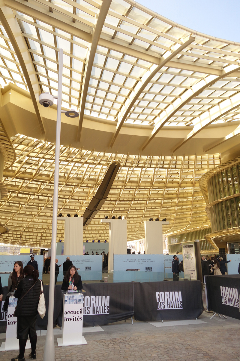 Inauguration du Forum des Halles de Paris