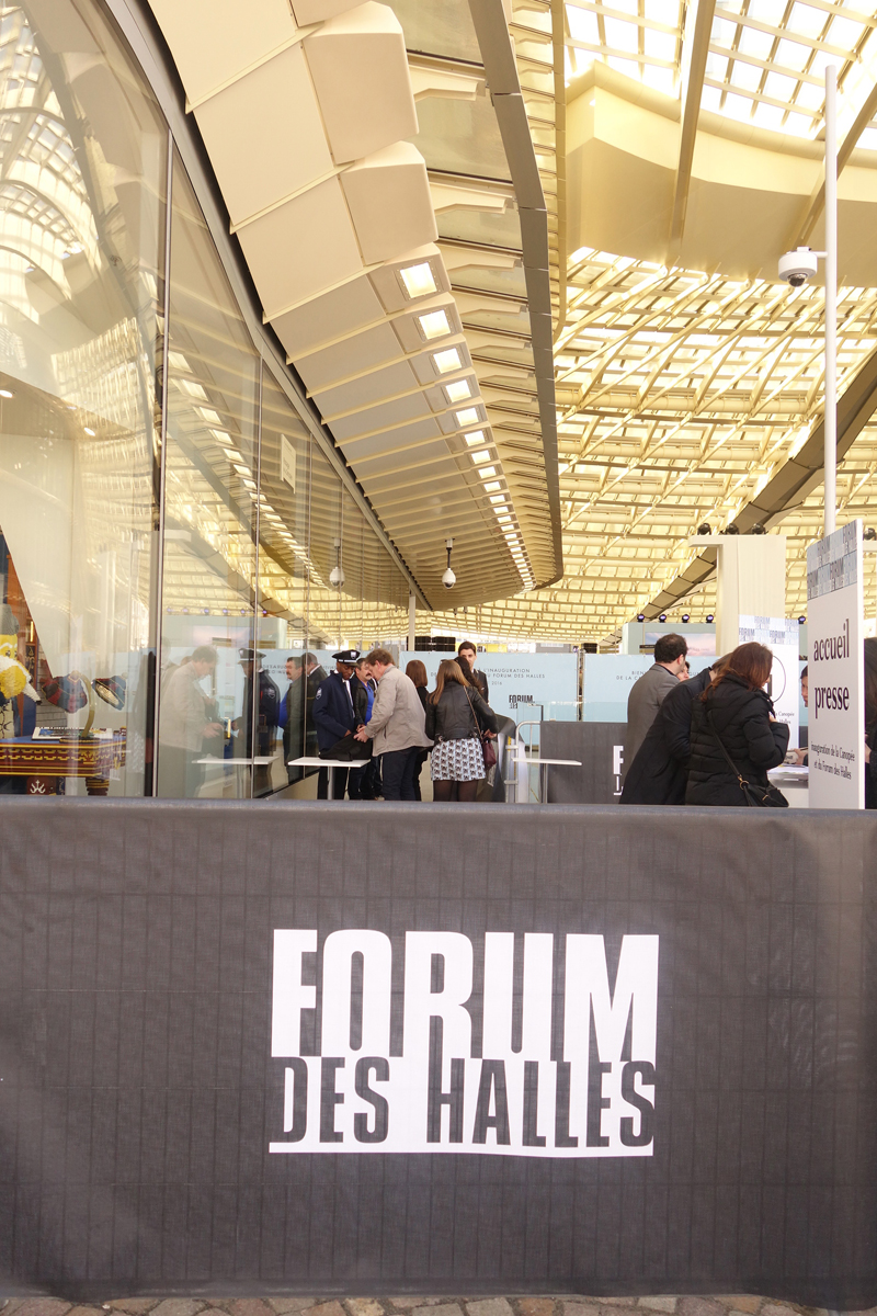 Inauguration du Forum des Halles de Paris