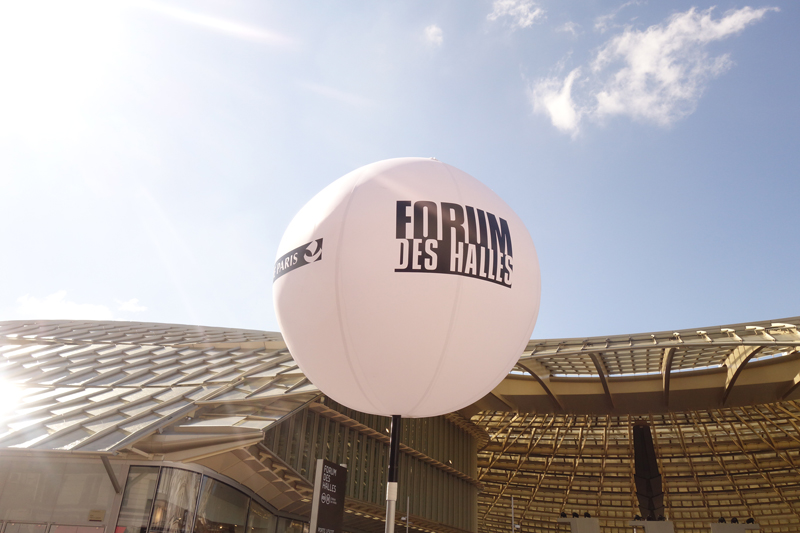 Inauguration du Forum des Halles de Paris