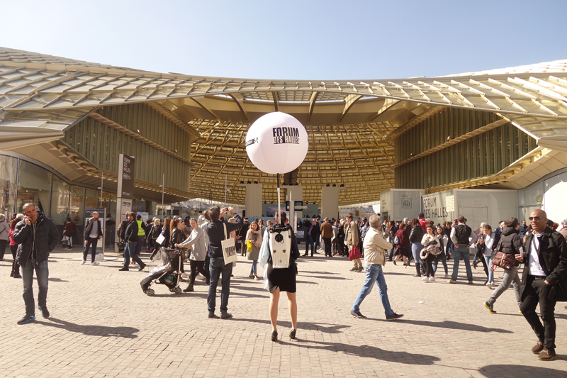 Inauguration du Forum des Halles de Paris