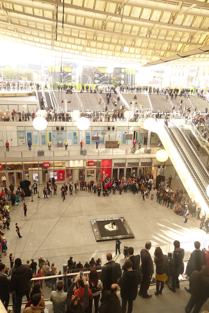 Inauguration du Forum des Halles de Paris