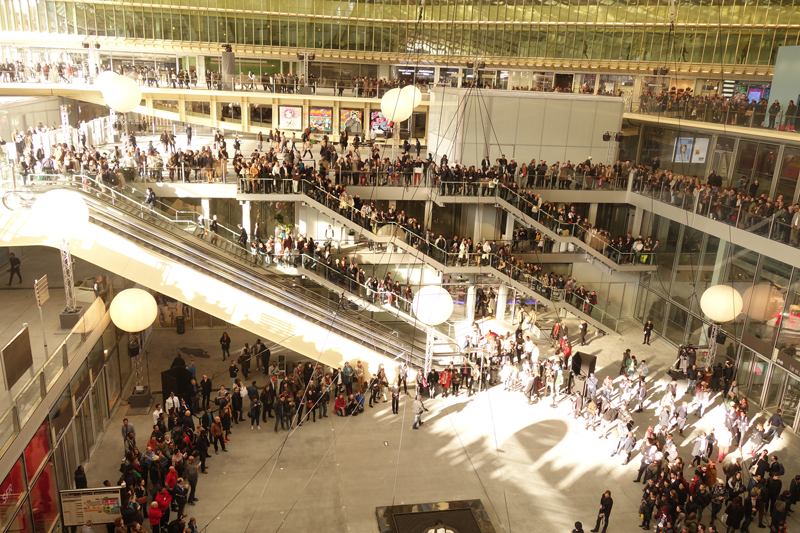 Inauguration du Forum des Halles de Paris