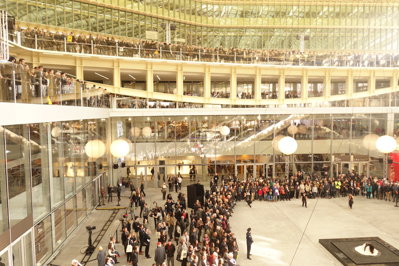 Inauguration du Forum des Halles de Paris