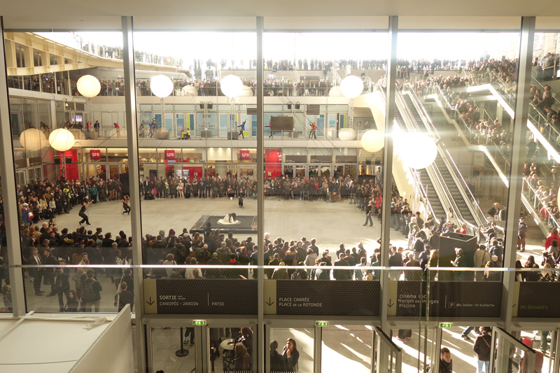 Inauguration du Forum des Halles de Paris