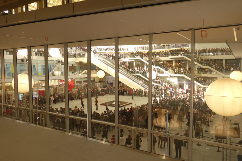 Inauguration du Forum des Halles de Paris