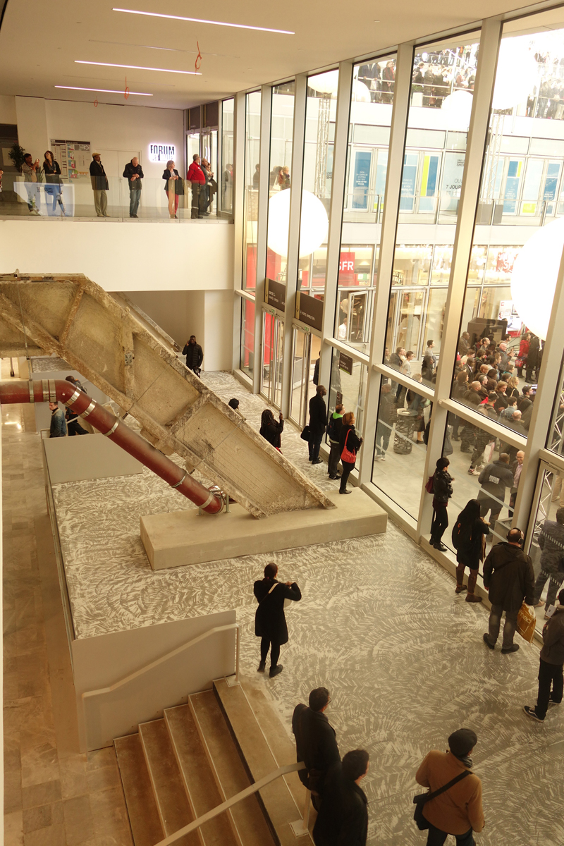 Inauguration du Forum des Halles de Paris