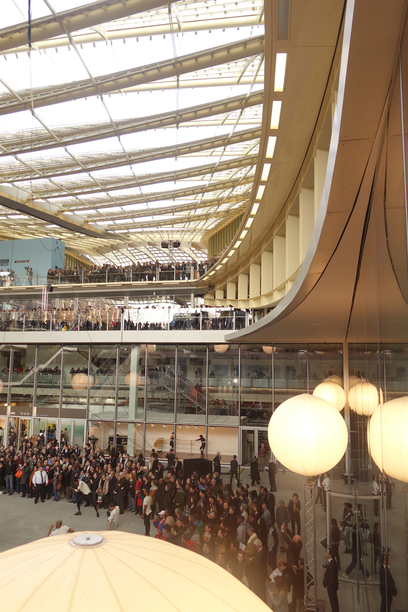 Inauguration du Forum des Halles de Paris