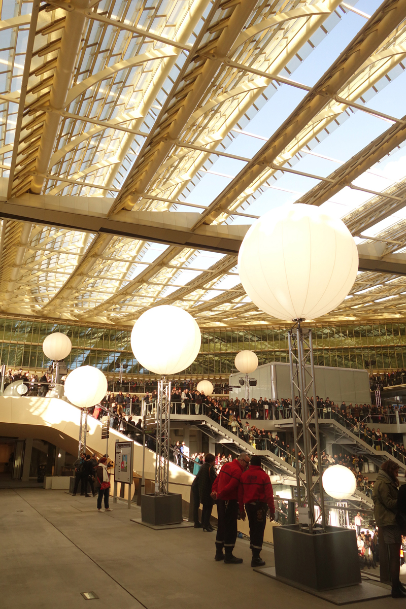 Inauguration du Forum des Halles de Paris