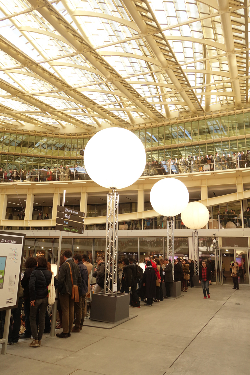 Inauguration du Forum des Halles de Paris