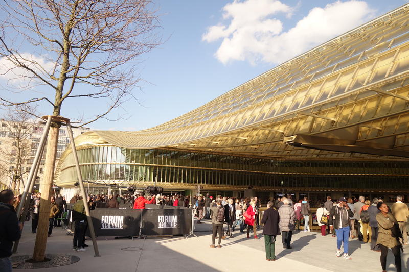 Inauguration du Forum des Halles de Paris