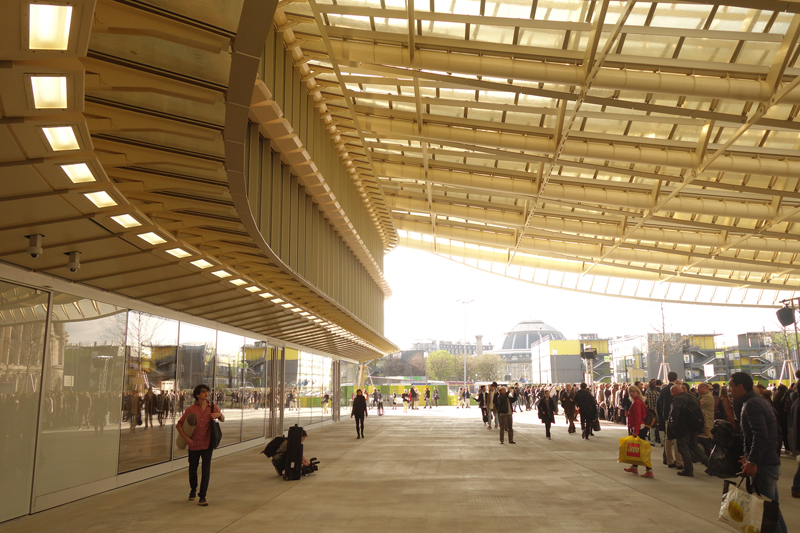 Inauguration du Forum des Halles de Paris