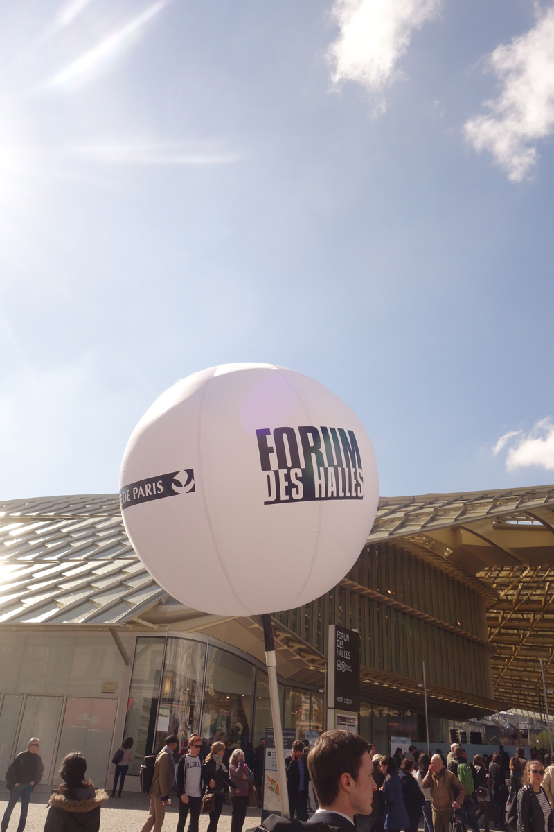 Inauguration du Forum des Halles de Paris