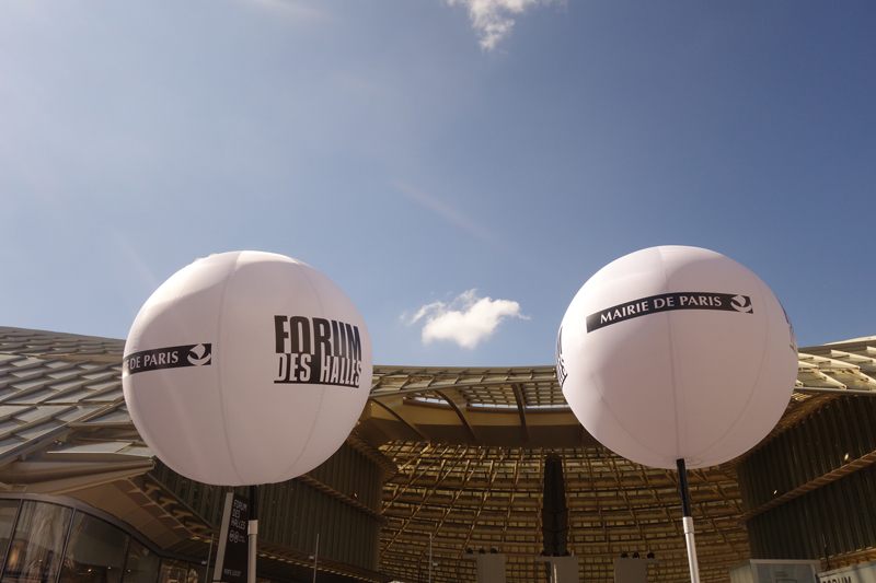 Inauguration du Forum des Halles de Paris