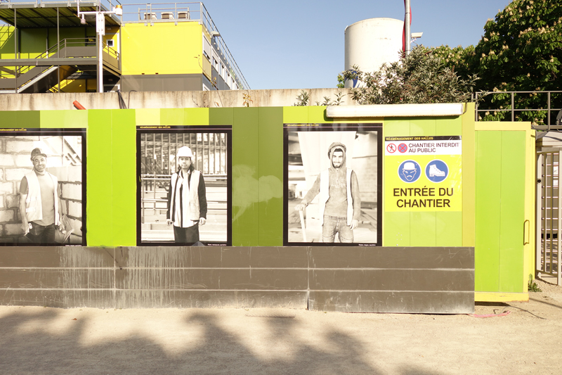 Travaux des jardins du Forum des Halles