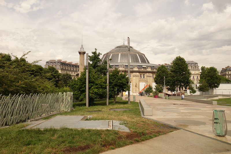 Travaux des jardins du Forum des Halles