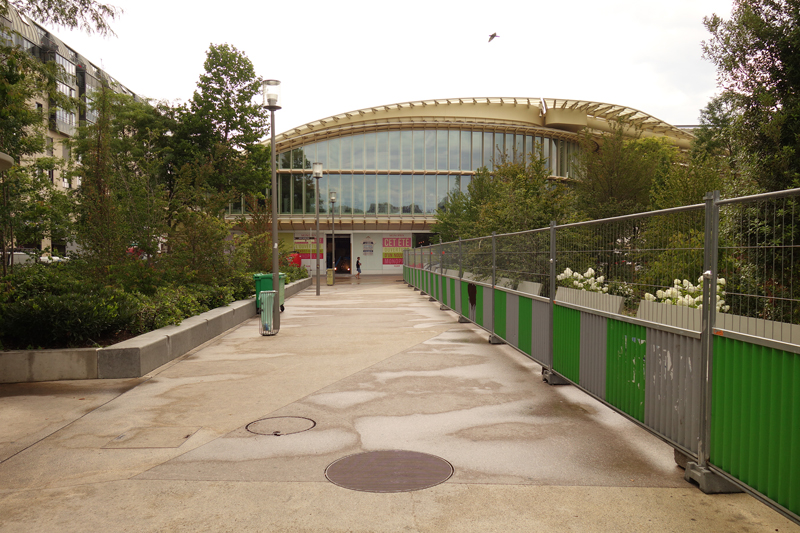 Travaux des jardins du Forum des Halles