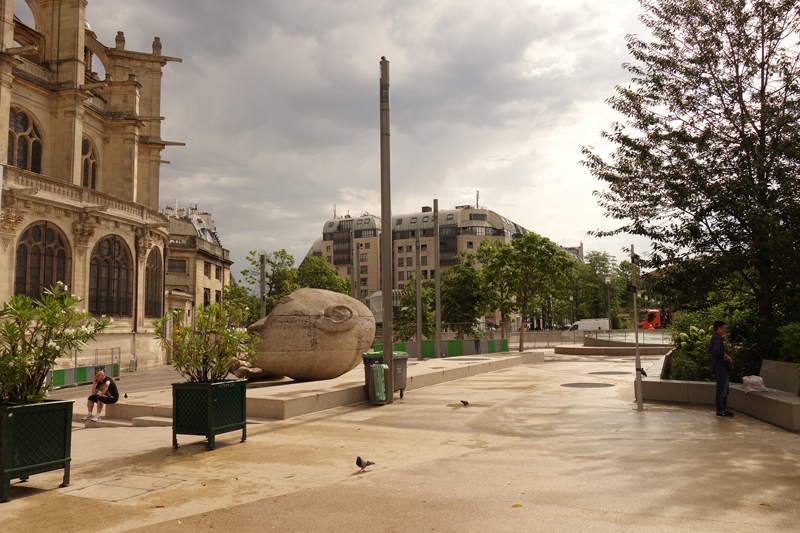 Travaux des jardins du Forum des Halles