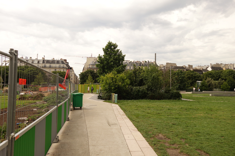 Travaux des jardins du Forum des Halles