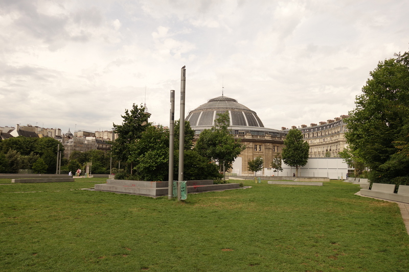 Travaux des jardins du Forum des Halles